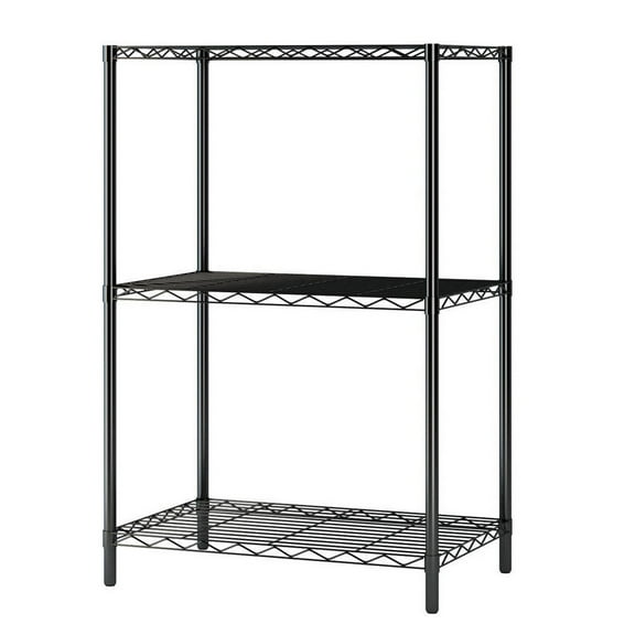 UBesGoo 3Layer Wire Shelving Rack Shelf Adjustable Unit Garage Kitchen Storage Organizer