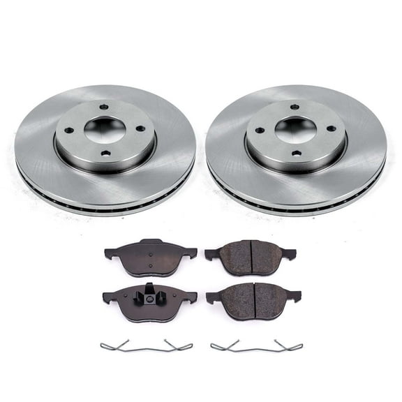 Ultimate Brakes Front Ceramic Brake Pad and Rotor Kit with Hardware WM80053