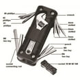thumbnail image 2 of 16 In 1 Portable Multifunctional Tool screw drivers, 1Pc Multifunctional Tool Screwdriver, Black, 2 of 8