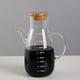 thumbnail image 4 of FELTECHELECTR Aceitera de vidrio de borosilicato de 800 ml, a prueba de fugas, para cocina, hogar, con escala, apta para aceite, vinagre líquido., 4 of 7