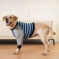 thumbnail image 6 of Harikaji Dog Elbow Protector Shirt for Calluses, Dog Leg Recovery Suit to Prevent Licking Wound, Dog Shirt Pajamas for Small Medium Large Dogs Blue L, 6 of 7
