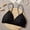 Black, variant on Spaghetti Strap Bra,Triangle Cup Bra,Women Seamless Bralette,Deep V Camisole Bra,Beauty Back Bra,Summer Thin Underwear