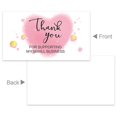 thumbnail image 4 of Tarjetas de Felicitación delicadas para maestros, tarjetas de agradecimiento rosas por apoyar a mis pequeñas empresas, días de nacimiento, eventos especiales, navidad, 4 of 4