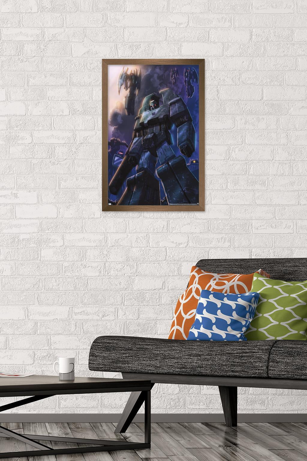 Hasbro Transformers - Decepticons Wall Poster, 14.725" x 22.375" Framed