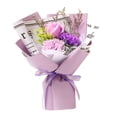 thumbnail image 4 of Decoración romántica de flores de jabón con bolsas Jabón de baño Hogar Realista para Acción de Gracias Día de la madre Día de San Valentín Violeta Gloria Floral, 4 of 9