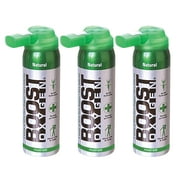 Boost Oxygen Pocket Size Natural 2 Liter 3 Pack, Flavorless, Supplemental Canned Oxygen, Model 422