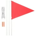 thumbnail image 3 of Miangastore Drapeau de Sécurité Rouge pour Vélo, Léger, en Fibre de Verre, avec Design Novateur et Forte Résistance au Vent, 3 of 8