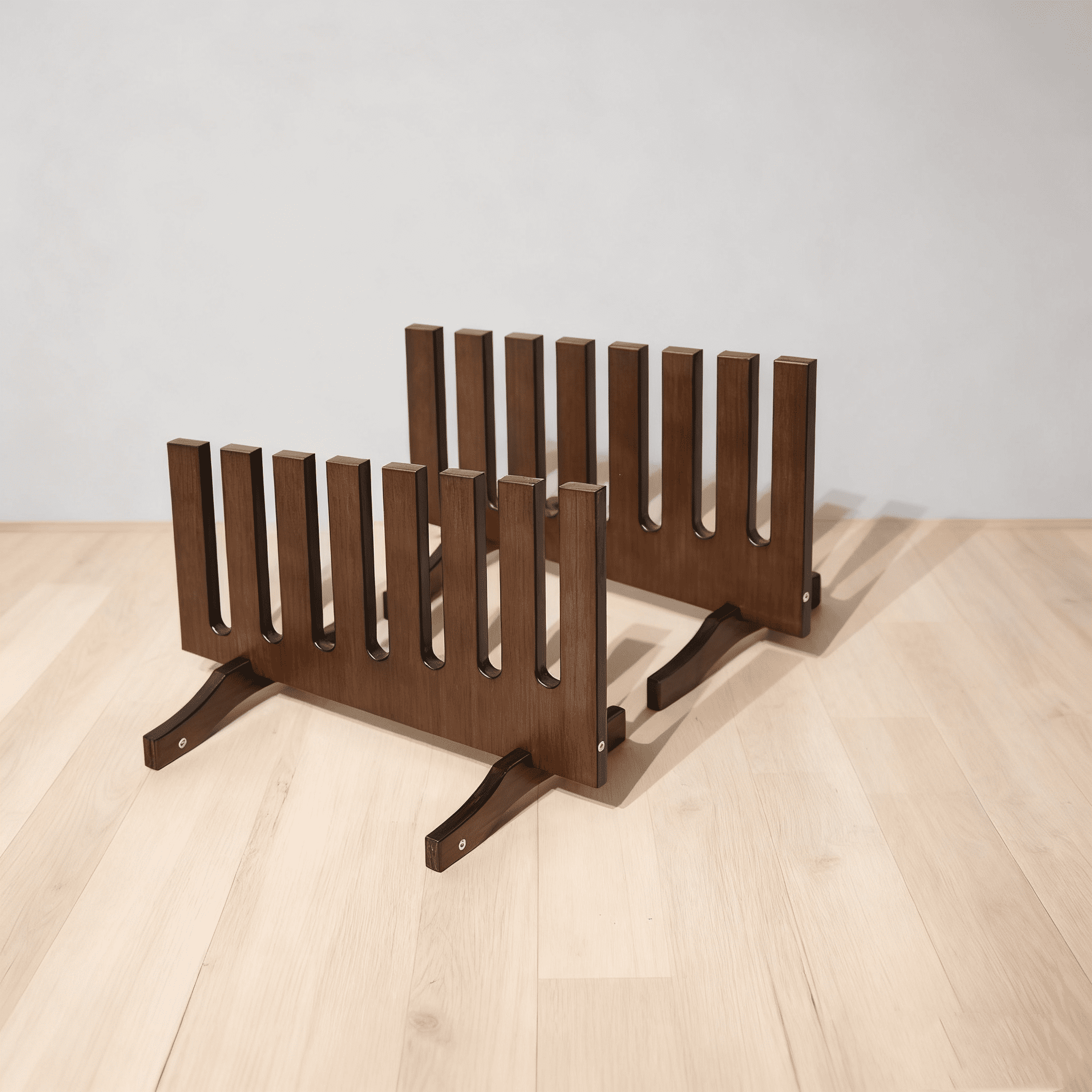 LAUSAINT HOME Solid Wood Topper Storage Rack, Free Standing Board Holder for Board Game Table Panels