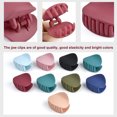 thumbnail image 4 of Coofit 9PCS Griffe de Cheveux Triangle de Couleur Unie Mini Griffe Clips Accessoires de Cheveux pour Femmes, 4 of 9
