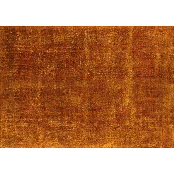 Ahgly Company Indoor Rectangle Oriental Yellow Industrial Area Rugs, 3' x 5'