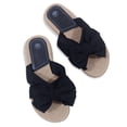 thumbnail image 2 of Sandalias Planas Punta Abierta para Mujeres Nudos Boho (39), 2 of 9