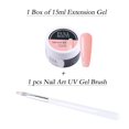 thumbnail image 1 of uds Gel para extensión UV Builder Nail Gel Clear Acrygel Base barniz Quick Building Nail Art Brush Set para manicura LY1800-1 Tan Jianjun unisex, 1 of 2