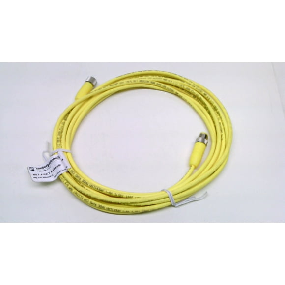 Lumberg Automation Sensor Cordset, M12 4 Position Male to Female, 5M - RST 4-RKT 4-633/5M