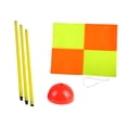 thumbnail image 1 of Bandera de esquina de fútbol Strade Fareast Limited 3 Uds base roja, 1 of 8