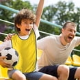 thumbnail image 6 of 6 Pack Pinnies Vests Practice Jersey for Soccer Training Vest Basketball Jersey for Adult Youth Sport Supplies - adult, 6 of 6