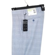 Alfani Men's Slim-Fit Stretch Solid Suit Pants Blue Plaid B4HP $135 (Regular,30,30 in)