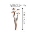 thumbnail image 3 of PRETXORVE Home Decor, Room Decor, Metal Garden Statue Stake Flower Pot Decoration Outdoor Statue Ground Decoration for Garden Terrace Courtyard, 3 of 9