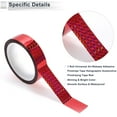 thumbnail image 6 of Unique Bargains 1 Roll Universal Air-Release Adhesive Pinstripe Tape Holographic Red 0.87"x164.04ft, 6 of 6