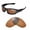Brown, variant on Walleva Black Replacement Lenses for Oakley Monster Dog Sunglasses