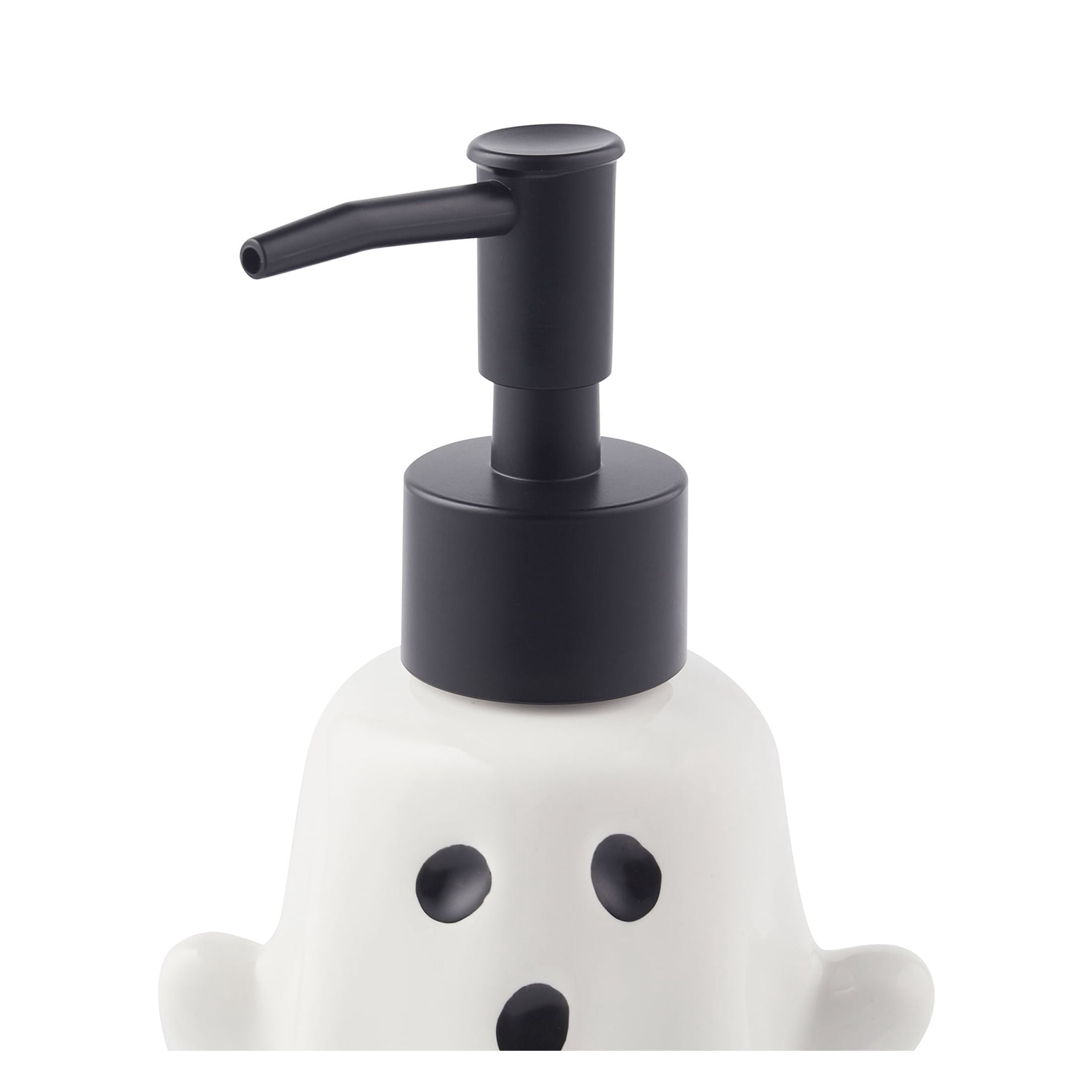 Way to Celebrate! 2-Piece Ceramic Ghost Bath Accessory Set, White