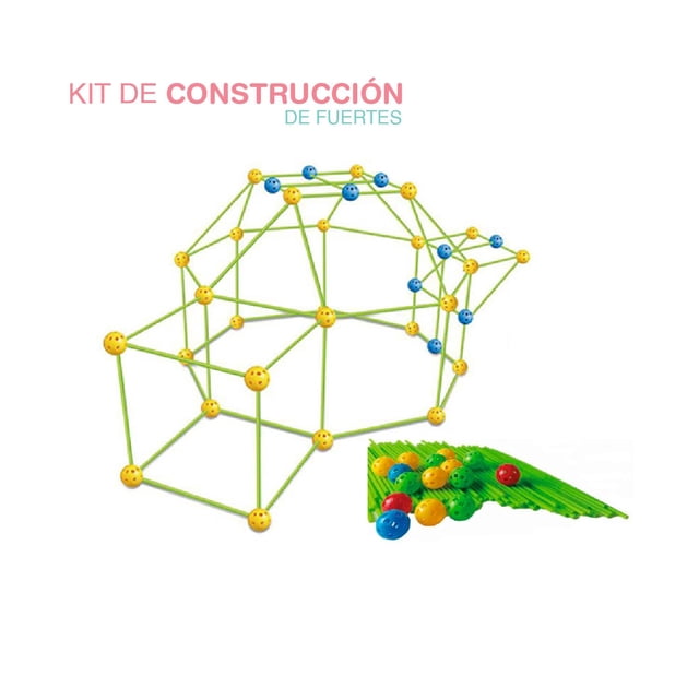 Kit de Construccion Castillos Carpas Fuerte Acampar Tunel YEI YI-EATF100