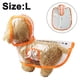 thumbnail image 1 of Chubasquero para perros con capucha, Poncho, chubasquero transparente para perros pequeños, impermeable, cachorros, gatos, mascotas, 150, 1 of 7