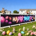 thumbnail image 4 of zhangmingg Easter Decorative Banner Heartfelt Celebration Party Sign for Home Festive Spring Holiday, 4 of 7