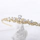 thumbnail image 4 of Zhuge Tiara de boda para novia, diadema de princesa, corona nupcial, joyería para el cabello con diamantes de imitación de cristal, decoración para novia, cumpleaños, graduación, boda (blanco), 4 of 4