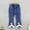 J Blue, variant on NAISIBABY Flare Jeans for Girls, Bow Lace Ruffled Fashion Elastic High Waist Casual Denim Pants Blue 6-7T