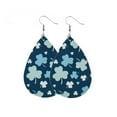 thumbnail image 1 of Boucles d'Oreilles St. Patrick Vertes en Forme de Goutte Bijoux Femme Cadeau de Vacances, 1 of 9