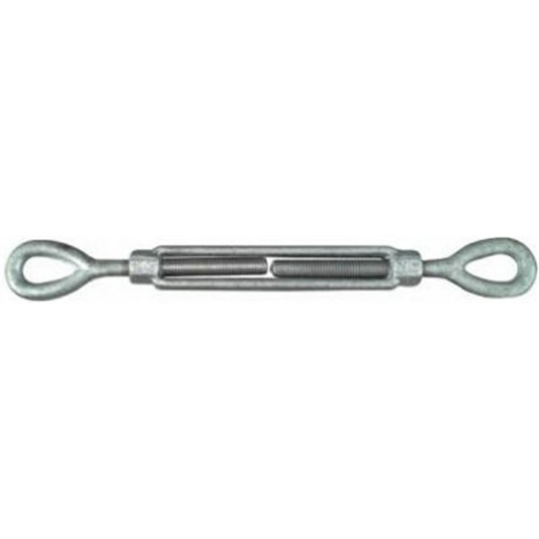National Hardware Galvanized Turnbuckle - 1/2 X 9 Inch Eye To Eye Design For Heavy Duty Use