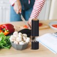 thumbnail image 4 of Automatic Electric Pepper Grinder Mill - Battery Operated, Adjustable Coarseness, Easy Refill, Stainless Steel, 8.07 Inch, Black/Green/Blue/Pink/White Options, 4 of 8