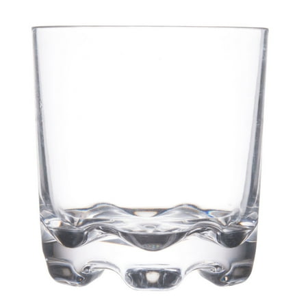 Stackable Rocks Glass - 10 Oz Stackable Rock Glass with Heavy Base/Set of 12