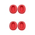thumbnail image 2 of ZheElen Coussinets d'Oreille Couleur Unie Coussin Casque de Jeu Oreillettes Cache-Oreilles Pièces de Réparation Remplacement pour W820BT Rouge 2ensemble, 2 of 6