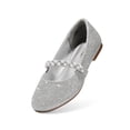 thumbnail image 1 of Zapatos Mary Jane para Niñas DREAM PAIRS Talla 11 Plata, 1 of 6