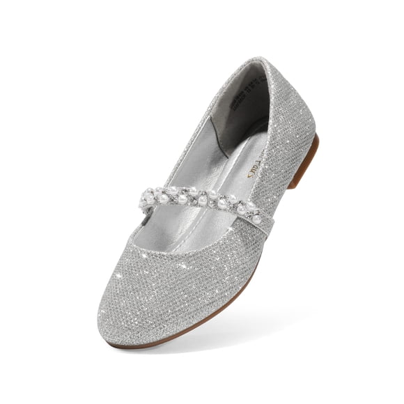Zapatos Mary Jane para Niñas DREAM PAIRS SERENA Plateado con Brillo