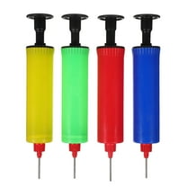 WORGEOUS 4pcs Mini Portable Hand Pump For Volleyball Basketball Soccer Air Pump For Sports Balls For Outdoor Sports Travel Quick Inflation Needs
