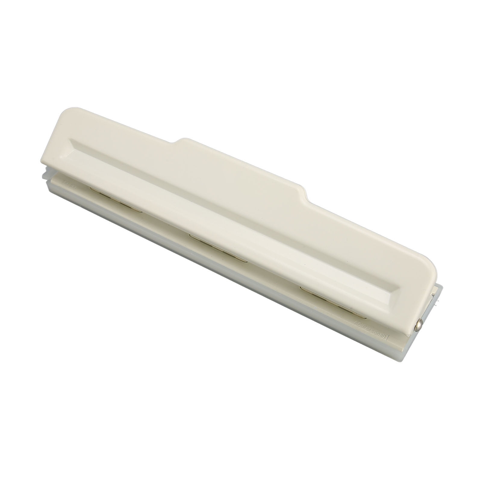 Suodoka 9-Hole Paper Punch, White Manual DIY Hole Puncher with 8-Sheet Capacity for A4, B5, B6, A5, and A6 Paper Sizes, Office Craft Tool, 12.2 inches / 31 cm