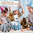 thumbnail image 3 of YATAV Mini Horse Stuffed Animal - Mini Companions Ready for Playful Adventures - Birthday Christmas Gifts - for All Ages,Adults,and Families - Gray 8 Inches, 3 of 5