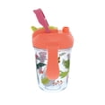 thumbnail image 2 of Nuby 2 Handle 8oz Multi-Function 2-in-1 Cup with Free Flow 360° Weighted Straw & Hard Spout, Tropical, 2 of 8