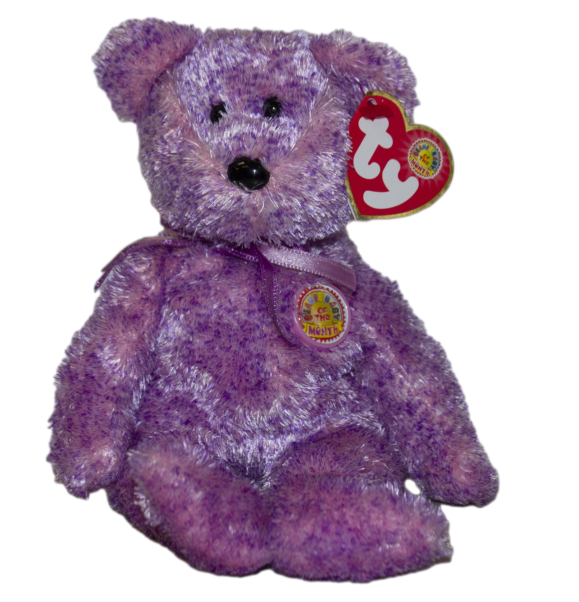 TY Beanie Baby - WHITE the Bear ( Softbank Hawks - Club Hawks