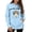 Light Blue, variant on Cat Pouch Hoodie Pet Carrier Sweatshirt Large Pocket Pullover Shirt Wearable Cat Dog Carrier Hoodie