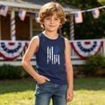 thumbnail image 6 of ZACPNCV Kids 4Th Of July Tank Top Patriotic Sleeveless Tees Stars Stripes Print Crewneck Summer Casual Shirt for Boys Girls 3-15Y E-Navy, 6 of 8