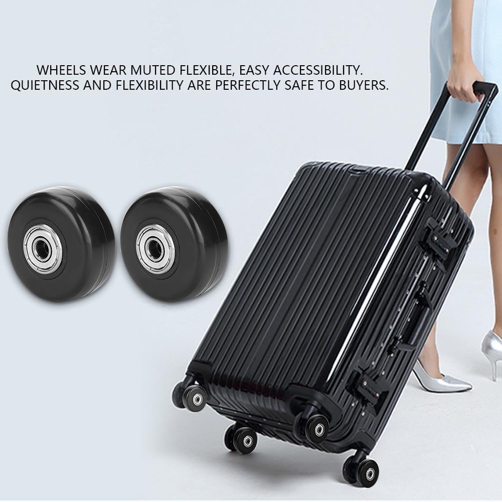 OTVIAP OTVIAP 2 PCS Rubber Luggage Suitcase Wheels Replacement Axles