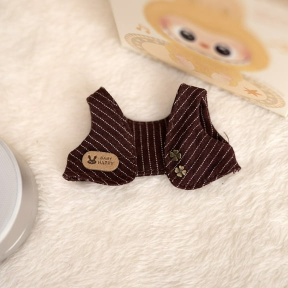 Doll Clothes Old Money Style Vest Jacket for Plush Toys Red