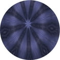 thumbnail image 1 of Ahgly Company Tapis Rond Lavable en Machine Intérieur Transitionnel Violet Pervenche Profond, 4 Pieds Rond, 1 of 7