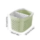 thumbnail image 3 of Cesta de lavado portátil de plástico | Organizador de baño multicolor con separación entre húmedo y seco, diseño transpirable, material grueso y duradero | Soporte para artículos de tocador de, 3 of 5