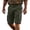 Army Green, variant on Sentmoon Swim Shorts Summer High Waist Sweat Shorts Solid Color Regular Fit Stretchy Mens Golf Shorts with Pockets Beach for Casual Wear and Everyday