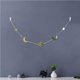 thumbnail image 4 of Luna Estrella Colgante De Pared Luna Decoración Dorada Decoración Del Hogar Luna Estrella Arte Adornos Para Dormitorio 5 Piezas Yuarrent HA027713-01, 4 of 6