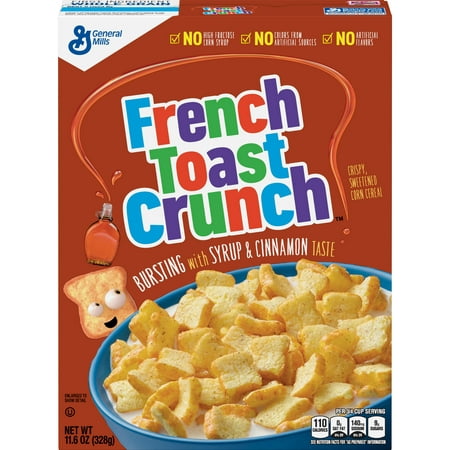 French Toast Crunch Breakfast Cereal, 11.6 oz, Box